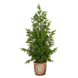 28” Cedar Pine “Natural Look” Artificial Tree in Decorative Planter