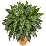 29” Silver King Artificial Plant in Terra Cotta Planter