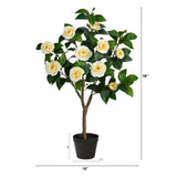 3’ Camellia Artificial Tree