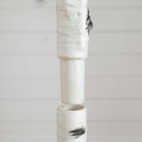 6’ Pre-Lit Artificial White Birch Tree with 92  Warm White LED Lights