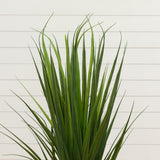 3’ UV Resistant Artificial Grass Plant in White Tower Planter (Indoor/Outdoor)