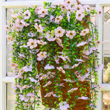 30" UV Resistant Artificial Daisy Hanging Plant (Indoor/Outdoor) - Set of 6