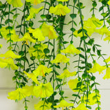 30" UV Resistant Artificial Morning Glory Hanging Plant (Indoor/Outdoor) - Set of 6