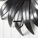 30” x 30” Brushed Metal Daisy Flower Sconce Candle Holder Wall Art Decor