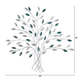 30” x 30” Hand-Painted Metal Tree of Life Wall Art Decor