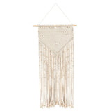 34” x 18” Hand Crafted Boho Macrame Wall Hanging Decor
