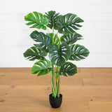 3.5' Artificial Monstera Tree