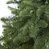 3.5’ South Carolina Spruce Artificial Christmas Tree with 100 White Warm Light and 458 Bendable Branches in Decorative Urn
