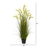 3.5’ Wheat Grain Artificial Plant