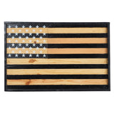 36” American Wood Flag Wall Decor