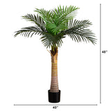 4' Artificial Coconut Palm Tree