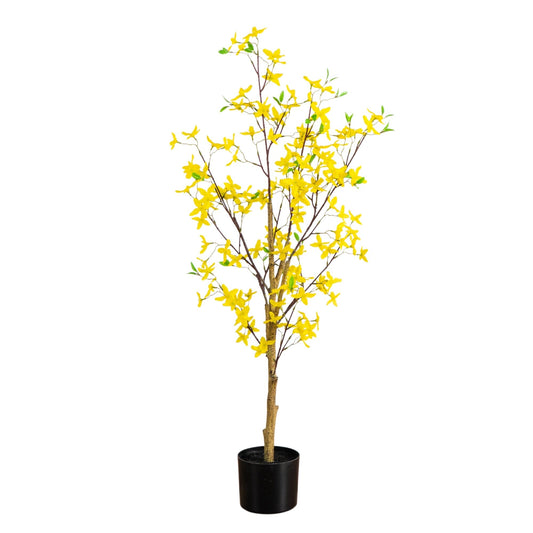 4' Artificial Forsythia Tree