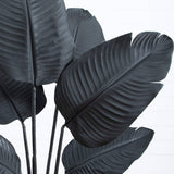 4' Artificial Halloween Black Traveler's Palm Tree