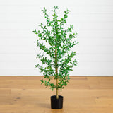4' Artificial Shady Lady Black Olive Tree