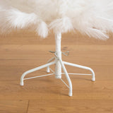 4' Artificial White Pampas Grass Christmas Tree