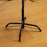4' Pre-Lit Artificial Halloween Black Starburst Tree with 800 Fairy Warm White LED Lights