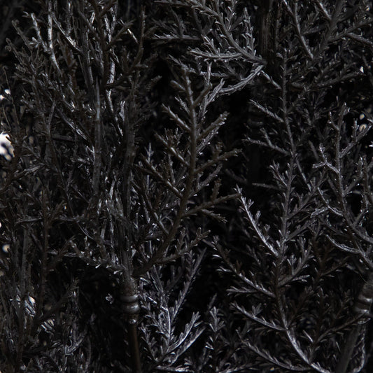 4' UV Resistant Artificial Halloween Black Cedar Tree (Indoor/Outdoor)