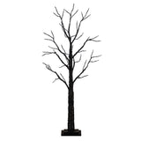 4’ Pre-Lit Artificial Halloween Twig Tree with 240 Orange & Purple LED Lights