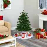 4’ Yukon Mixed Pine Artificial Christmas Tree with 366 Bendable Branches