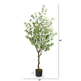 4.5’ Eucalyptus Artificial Tree