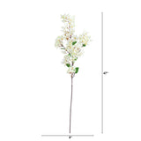 47" Artificial Bougainvillea Stems - Set of 3