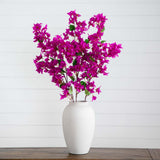 47" Artificial Bougainvillea Stems - Set of 3