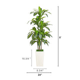 5' Artificial Real Touch Dracaena in Decorative Planter