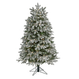 5' Flocked Colorado Mountain Fir Artificial Christmas Tree
