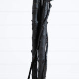 5' Artificial Halloween Black Maple Tree with Natural Trunk
