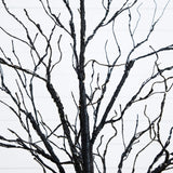 5' Pre-Lit Halloween Black Twig Artificial Tree with 240 Orange & Purple LED Lights