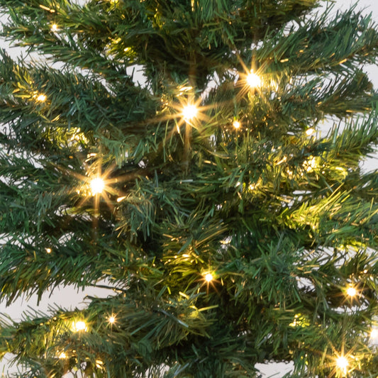5' Northern Tip Pine Artificial Christmas Tree with 150 Clear LED Lights