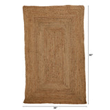 5’ x 3’ Handmade Braided Natural Fiber Beacon Jute Rug