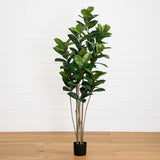 5.5’ Oak Artificial Tree UV Resistant (Indoor/Outdoor)