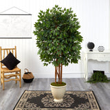 5.5’ Super Deluxe Ficus Artificial Tree in Decorative Urn