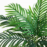 5.5’ Triple Areca Palm Artificial Tree in White Planter