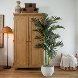 6’ Artificial Double Stalk Golden Cane Palm Tree