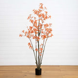 6’ Autumn Pieris Artificial Fall Tree