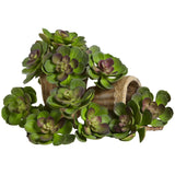 6” Artificial Echeveria Succulent (Set of 12)