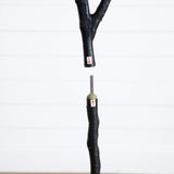 6' Artificial Halloween Black Oak Tree
