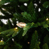 6' Pre-Lit Artificial Luxembourg Pine Christmas Tree with 250 Multicolored Traditional Bulb LED Lights