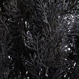 6' UV Resistant Artificial Halloween Black Cedar Tree (Indoor/Outdoor)