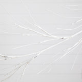 6’ Pre-Lit Artificial White Birch Garland with 48 Warm White LED Lights