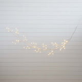 6’ Pre-Lit Artificial White Birch Garland with 48 Warm White LED Lights