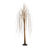 6’ Pre-Lit Artificial Willow Tree with 160 Warm White LED Lights