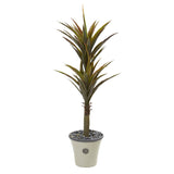 62” Yucca Artificial Tree in Decorative Planter