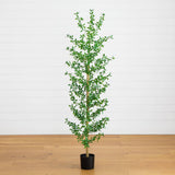 7' Artificial Shady Lady Black Olive Tree