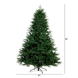 7’ Pre-Lit Artificial Edmonton Fir Light Show Memory Shape Christmas Tree with Instant Connect Technology and 460 Color Changing LED Lights