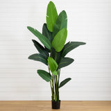 7' Traveler's Palm Artificial Tree
