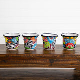 7" x 8" Handmade Mexican Talavera Ceramic Planter