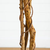 74” Artificial Triple Trunk Ficus Tree with Natural Trunk